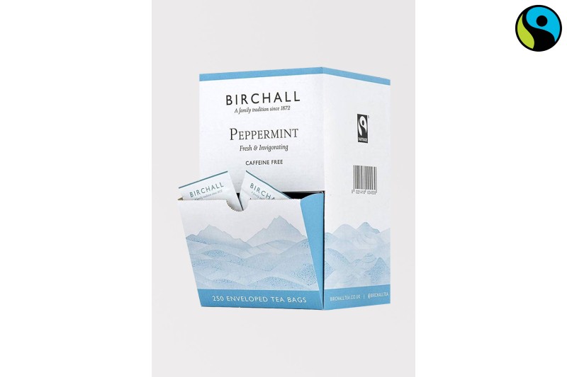 Birchall Fairtrade Peppermint Tea 250 Envelopes